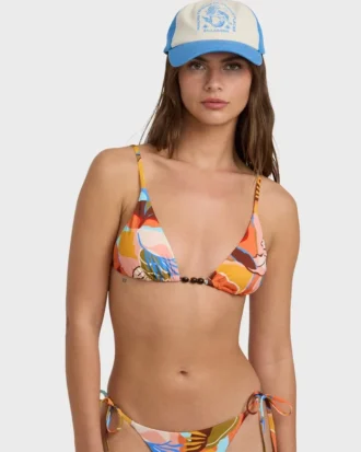 Lei Daze Tall Slide Triangle Bikini-Oberteil