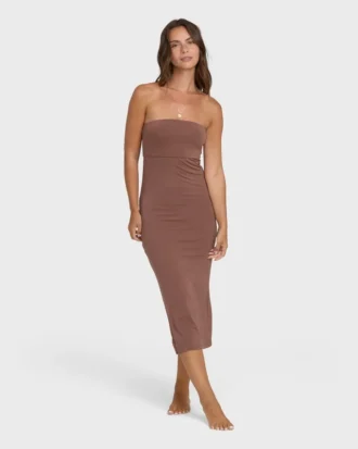 Lily Midi-Strickkleid