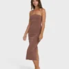 Lily Midi-Strickkleid