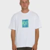 Link Og Kurzarm-Strick-T-Shirt