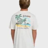 Loner Wave Washed Premium Kurzarm-Strick-Shorts-T-Shirt