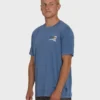 Loner Wave Washed Premium Kurzarm-Strick-Shorts-T-Shirt