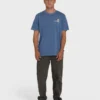 Loner Wave Washed Premium Kurzarm-Strick-Shorts-T-Shirt