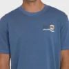 Loner Wave Washed Premium Kurzarm-Strick-Shorts-T-Shirt