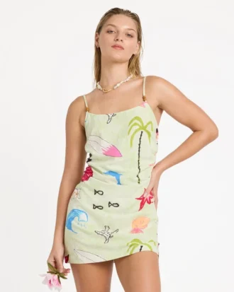 Lottie Hall Gewebtes Kleid