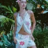 Lottie Hall Gewebtes Tanktop