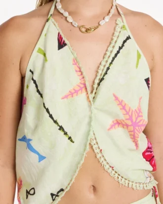 Lottie Hall Gewebtes Tanktop