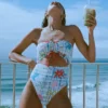 Lottie Hall Sommer-Bandeau-Badeanzug