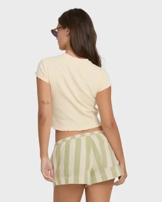 Low Tide Shorts aus garngefärbtem Gewebe