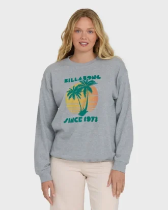 Mein Lieblings-Strand-Sweatshirt mit Rundhalsausschnitt