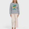 Mein Lieblings-Strand-Sweatshirt mit Rundhalsausschnitt