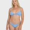 Mini Wave Check Cara Bralette Bikini-Oberteil