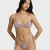 Mini Wave Check Low Tide Knappe Bikinihose