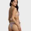 Mini Wave Check Low Tide Knappe Bikinihose