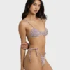 Mini Wave Check Teagan Bralette Bikini-Oberteil
