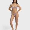 Mini Wave Check Teagan Bralette Bikini-Oberteil