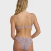 Mini Wave Check Tropic Bikinihose in Größe M