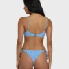 Mini-Wellenkariertes Helena-Bikinioberteil mit Bügel