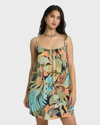 Minikleid mit Beach-Song-Print
