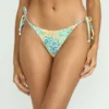 Morning Swell Tanga-Bikinihose mit Bindebändern