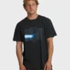 Night Surf Premium-T-Shirt mit kurzen Ärmeln