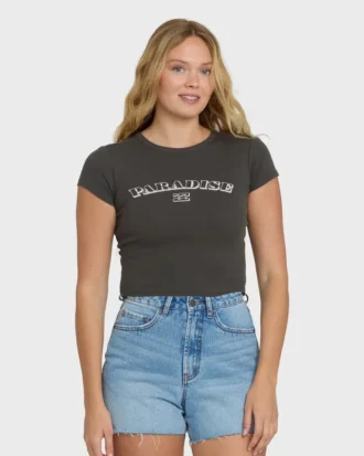 Off We Go Kurzarm-Strick-T-Shirt