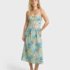 Palm Grove Midi-Kleid