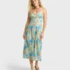 Palm Grove Midi-Kleid