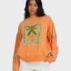 Palm Rio Sweatshirt mit Rundhalsausschnitt
