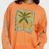 Palm Rio Sweatshirt mit Rundhalsausschnitt