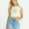 Paradise Kurzarm-Raglan-T-Shirt mit Shorts