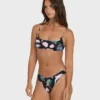 Party Wave Jaclyn Crop Bralette Bikini-Oberteil