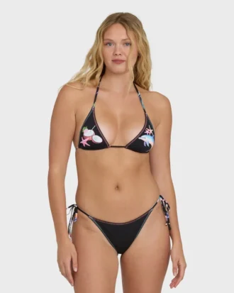Party Wave Tanga-Bikinihose mit seitlichen Bändern