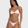 Picnic V Cross-Back Bralette Bikini-Oberteil