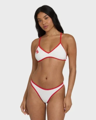Picnic V Cross-Back Bralette Bikini-Oberteil