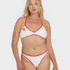 Picnic V Cross-Back Bralette Bikini-Oberteil