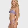 Pretty Wild Ruched V Bralette Bikini-Oberteil