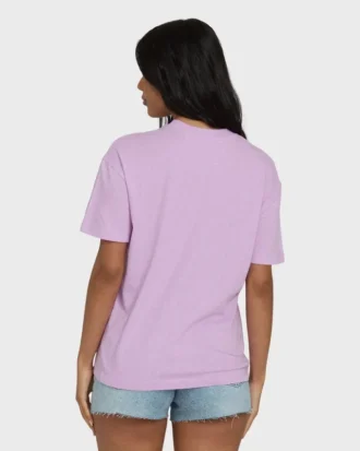 Reach High Kurzarm-Strick-T-Shirt mit Grafik