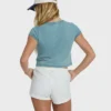 Road Trippin Shorts aus einfarbigem Gewebe
