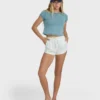 Road Trippin Shorts aus einfarbigem Gewebe