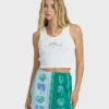 Rock mit Wave-Washed-Print Rock mit Wave-Washed-Print