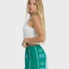 Rock mit Wave-Washed-Print Rock mit Wave-Washed-Print