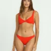 Roter Aloha Tropic Bikinihose