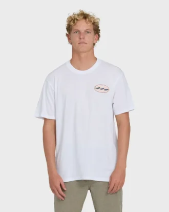 Rotor Diamond Premium Kurzarm-Strick-T-Shirt mit Grafikprint