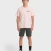 Rotor Diamond Premium Kurzarm-Strick-T-Shirt mit Grafikprint