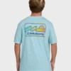 Runner Wave Washed Premium-Kurzarm-T-Shirt aus Baumwolle