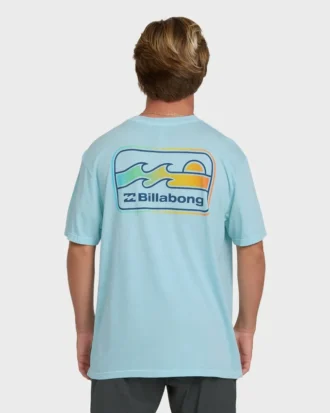 Runner Wave Washed Premium-Kurzarm-T-Shirt aus Baumwolle