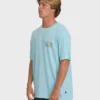 Runner Wave Washed Premium-Kurzarm-T-Shirt aus Baumwolle