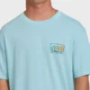 Runner Wave Washed Premium-Kurzarm-T-Shirt aus Baumwolle