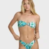 Salty Waves Twist Bandeau-Bikinioberteil